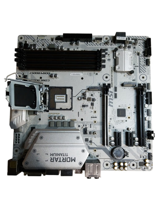Motherboard - MSI B450M MORTAR TITANIUM - NO CPU | NO RAM