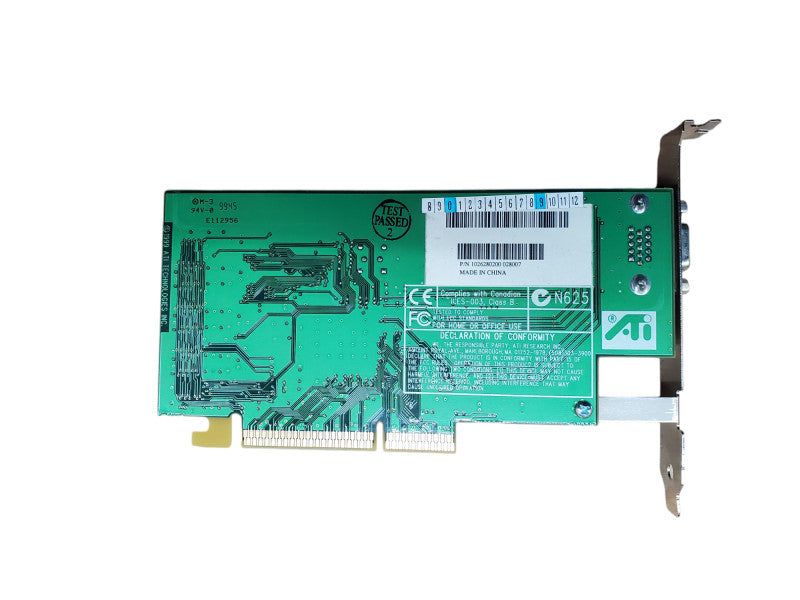 ATI RageXC 4MB AGP Video Graphics Card | P/N: 109-62800-00