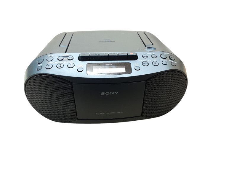 Sony Boombox, FM/AM, Cassette, CD, CFD-S70, Mega Bass - Enhance Bass Sound