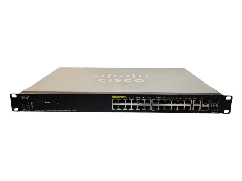 Cisco SG350X-24MP 24-Port Gigabit PoE Stackable Managed Switch w/ 4x SFP+,SEE