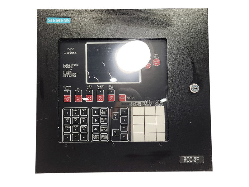 Siemens RCC-3FC Fire Alarm Annunciator Remote Command Center READ $