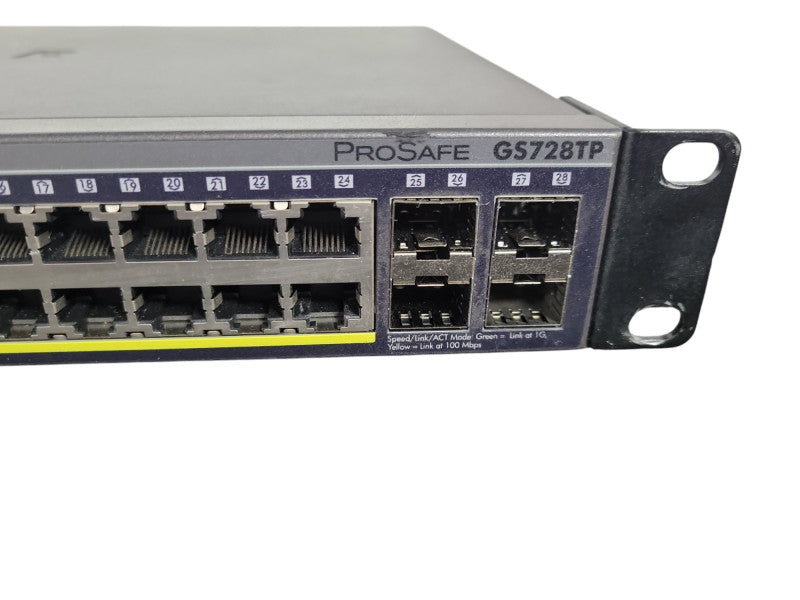 NetGear ProSafe GS728TP | 24-Port Gigabit PoE Smart Switch w/ 4x SFP !