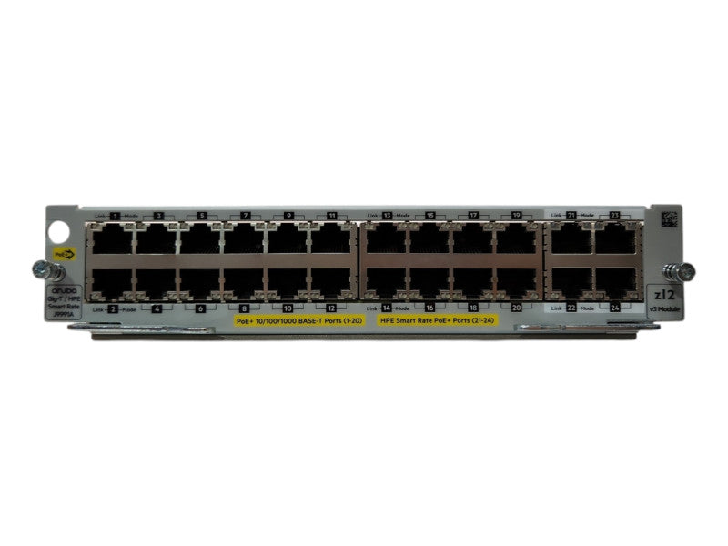 HPE/Aruba J9991A 20-port Gig-E PoE+ 4-port 1/2.5/5/XGT zl2 v3 Module