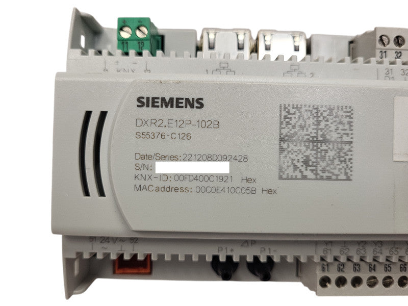 Siemens 24V 0.25A Room Automation Station DXR2.E12P-102B READ $