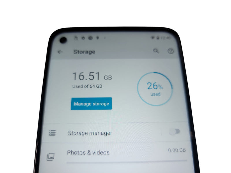 Motorola Moto G Power - 64GB - Black [XT2165-5] (