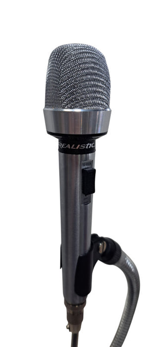 Vintage Realistic 33-992b Cardioid Dynamic Microphone Tested Made In Japan