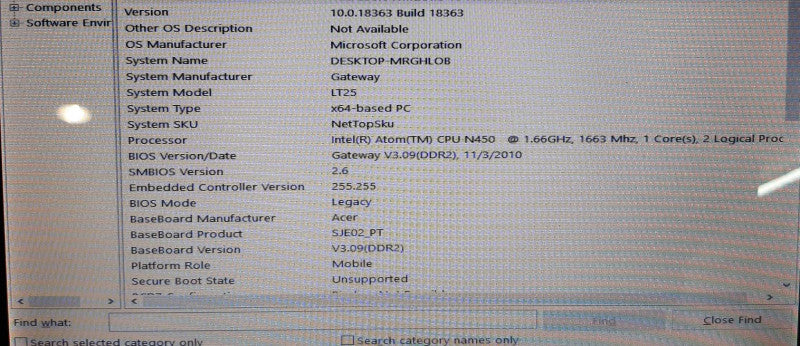 Gateway LT25 mini notebook, Intel Atom N450, 1GB RAM, 250GB HDD | READ  BudLap