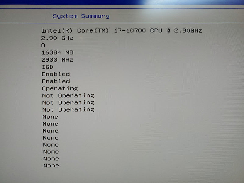 Lenovo ThinkStation P340 SFF i7-10700 16GB RAM No HDD