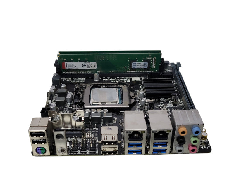 Gigabyte GA-B150N-GSM with Core I5-6500 3.20GHz CPU and 8GB DDR4 RAM, SEE _