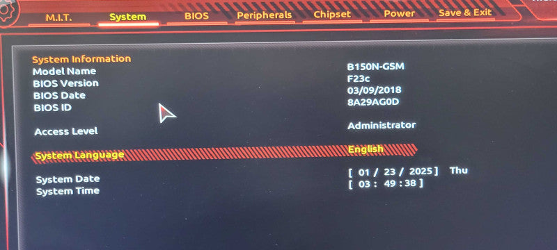 Gigabyte GA-B150N-GSM with Core I5-6500 3.20GHz CPU and 8GB DDR4 RAM, SEE _