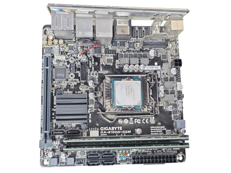Gigabyte GA-B150N-GSM with Core I5-6500 3.20GHz CPU and 8GB DDR4 RAM, SEE _