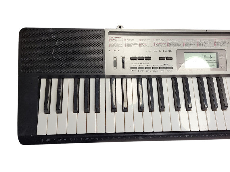 Casio LK-240 Keyboard Light-up Keys No AC/Pedal $