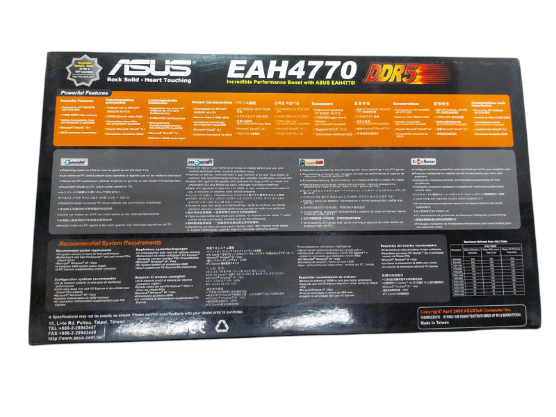 ATI Radeon HD 4770 Graphics Card 512GMB GDDR5 Q=