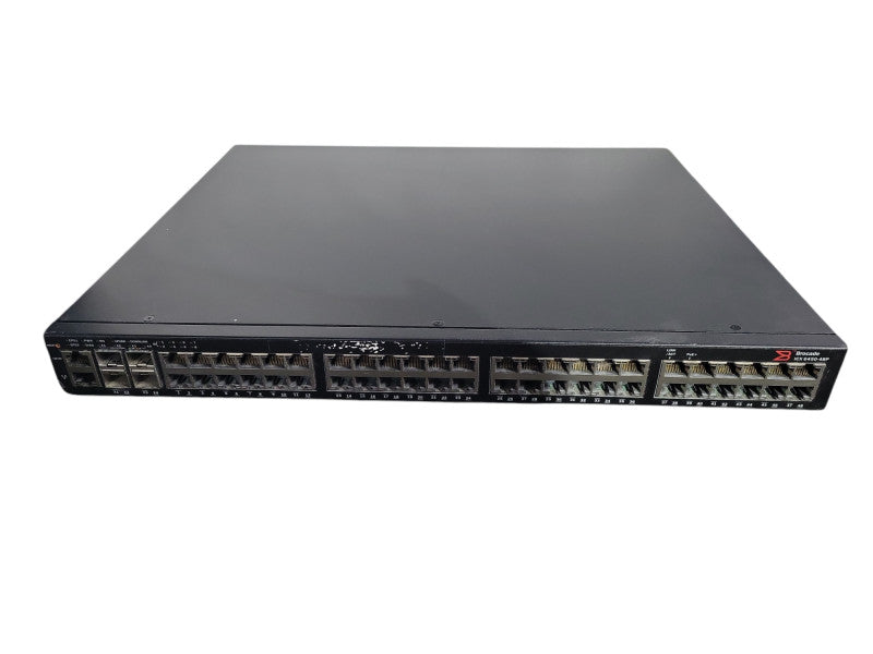Brocade ICX6450-48 ICX 6450-48p Ethernet Switch, 48-Port Gigabit, 4-Port SFP+ Q!