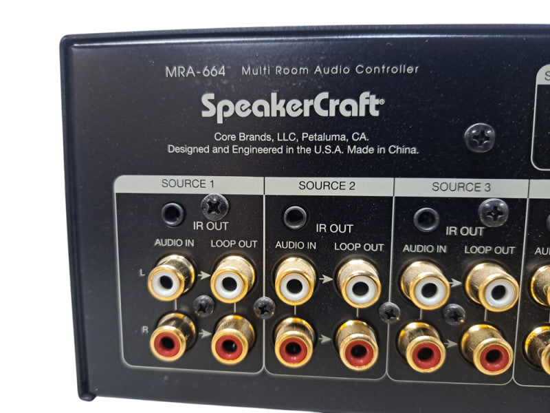 SpeakerCraft MRA-664 Multi-Room Audio Controller/Amplifier