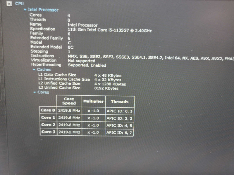 Dell Inspiron 15 3511| i5-1135G7| 16GB DDR4| 256GB SSD  β Lap200