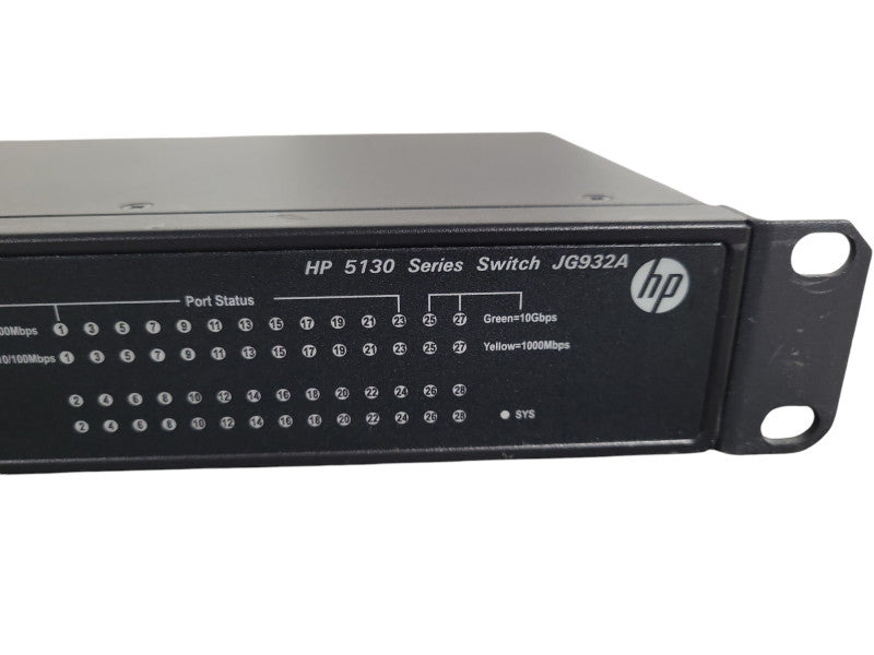 HP JG932A 5130-24G-4SFP+ EI 24-port Gigabit 4-port SFP+ Network Switch !