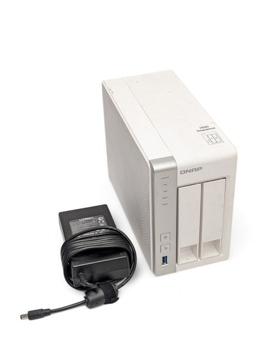 QNAP 2 Bay Network Attached Storage NAS TS-231 with 2 4TB HDDs installed  -