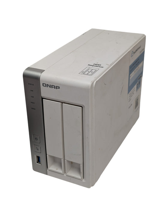 QNAP 2 Bay Network Attached Storage NAS TS-231 with 2 4TB HDDs installed  -