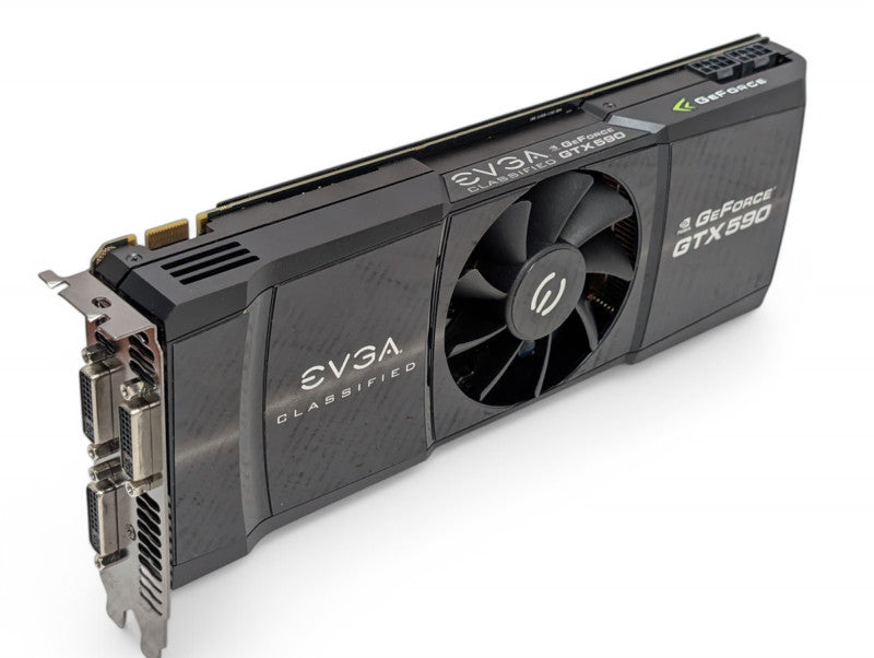 EVGA NVIDIA CLASSIFIED GeForce GTX 590 DUAL GPU 3GB GDDR5 03G-P3-159-AR Q-