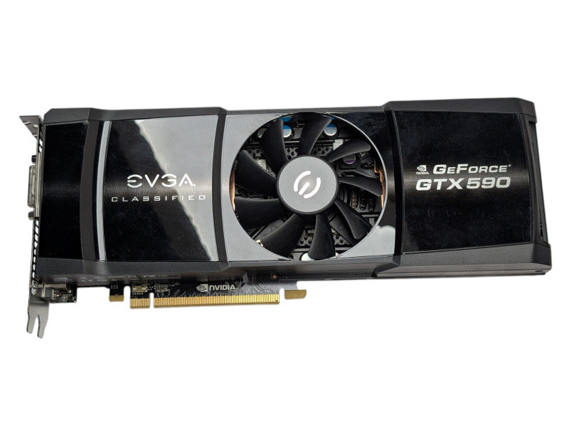 EVGA NVIDIA CLASSIFIED GeForce GTX 590 DUAL GPU 3GB GDDR5 03G-P3-159-AR Q-
