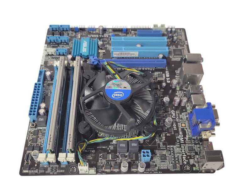 ASUS P8B75-M/CSM Motherboard w/ Core i3-3220 3.30GHz, 8GB RAM, I/O Shield _