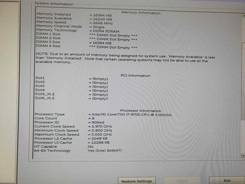 Dell Optiplex 5070 Tower | i7-9700 @ 3GHz | 16GB DDR4 | No HDD/OS