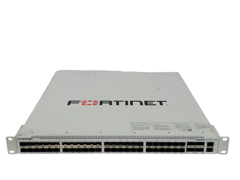 Fortinet FortiSwitch FS-1048D 48x10GE SFP+ 4x40GE, 2x PSU, READ  _