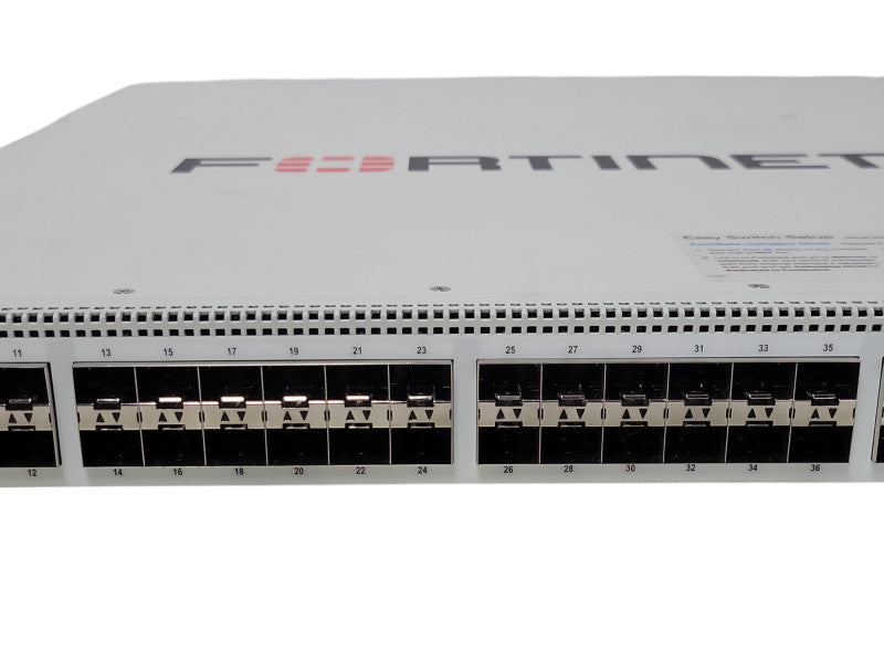 Fortinet FortiSwitch FS-1048D 48x10GE SFP+ 4x40GE, 2x PSU, READ _