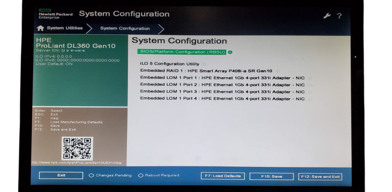 HP ProLiant DL360 Gen10 | 1x Xeon Bronze 3104 | 32GB DDR4 | No HDD | P408i-a  Q
