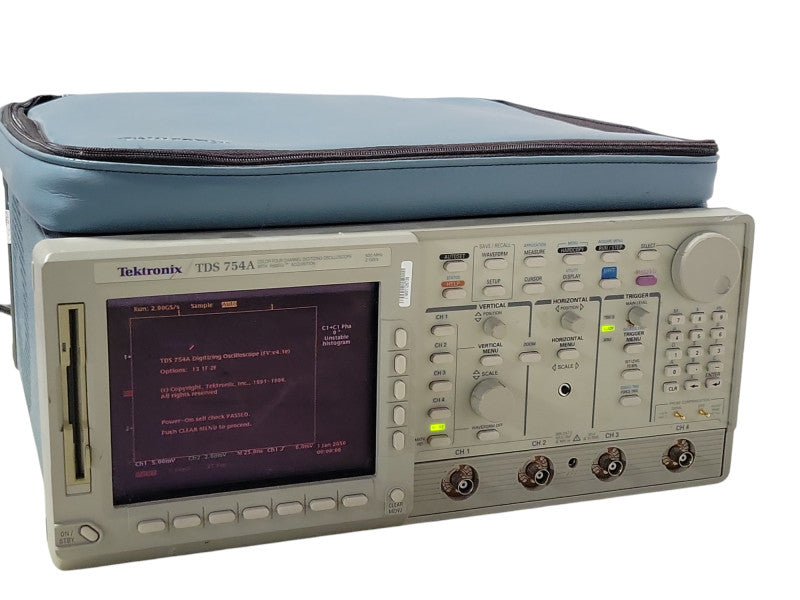 Tektronix TDS 754A Color four channel digitizing oscilloscope, READ _