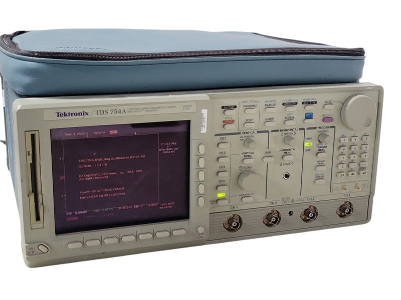 Tektronix TDS 754A Color four channel digitizing oscilloscope, READ _