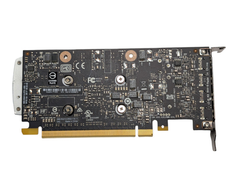 NVIDIA Quadro P1000 4GB Low Profile Graphics Card  -