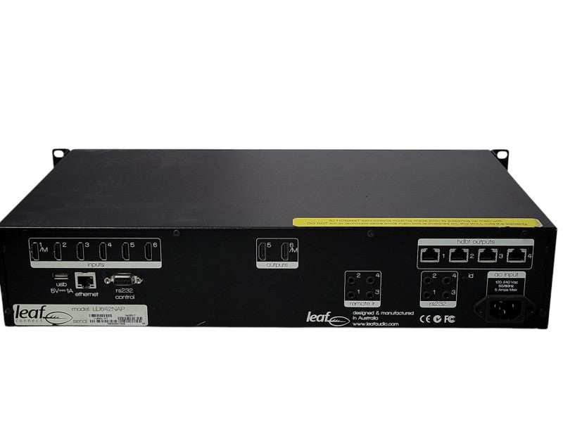 Leaf connect LU642NAP matrix switch, READ _