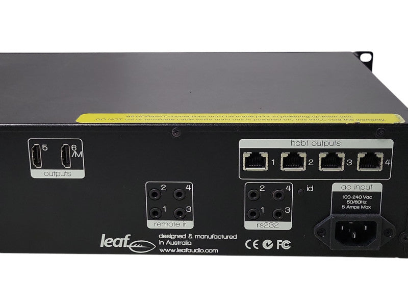 Leaf connect LU642NAP matrix switch, READ _