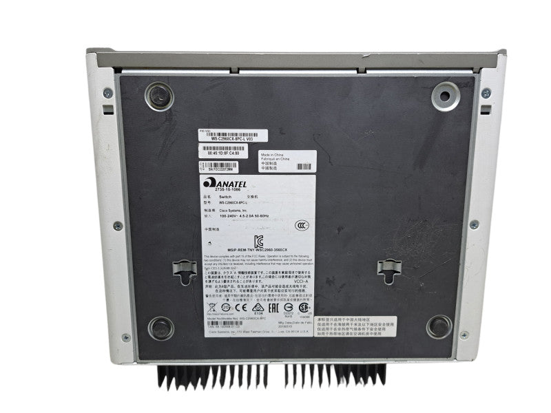 Cisco WS-C2960CX-8PC-L V03 | 8-Port Gigabit PoE 124W Silent Switch w/ 2x SFP