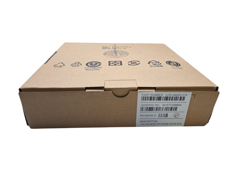 (New) Polycom VVX 250 Skype Business Edition IP Phone | 220-48820-019 Q