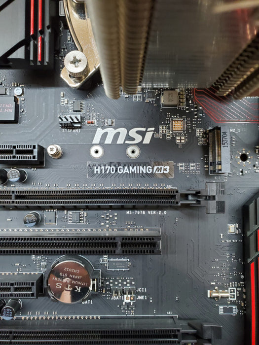 MSI H170 Gaming M3 motherboard | Core i7-6700 | 16GB DDR4 | w/ I/O