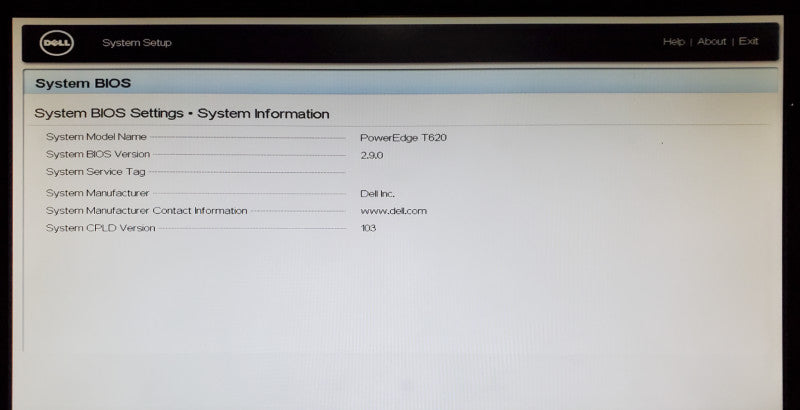 Dell PowerEdge T620 | 2x Xeon E5-2640 0 | 64GB DDR3 | No HDD | H710P