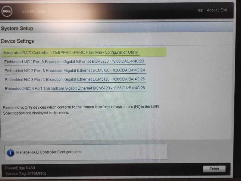 DELL PowerEdge R630 2x Intel Xeon E5-2623 v4 32GB RAM H730 mini RAID  $