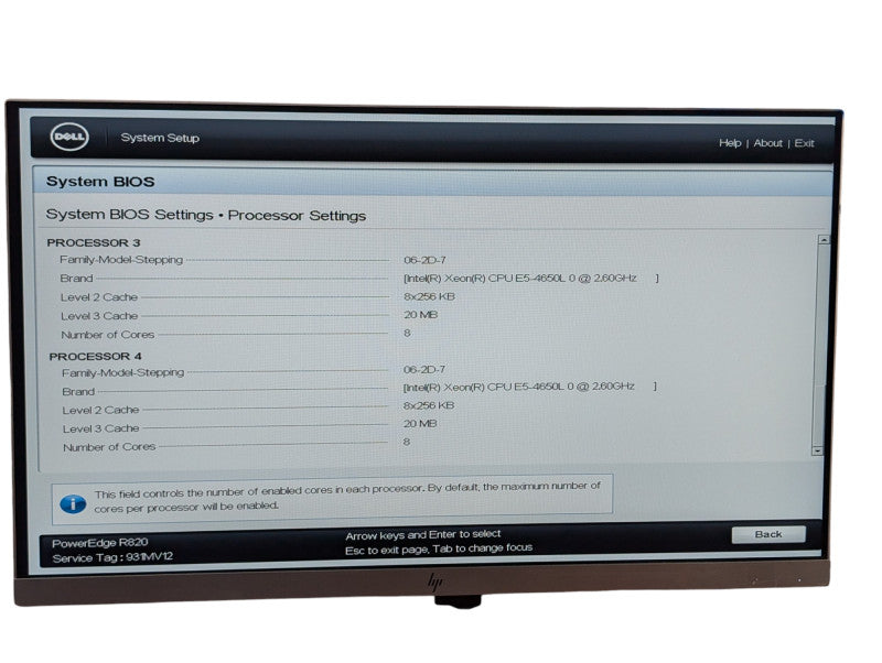 DELL PowerEdge R820 4x Intel Xeon E5-4650L 0 256GB RAM H710P RAID  -