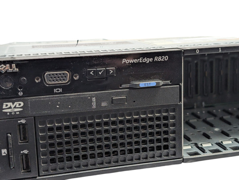 DELL PowerEdge R820 4x Intel Xeon E5-4650L 0 256GB RAM H710P RAID  -