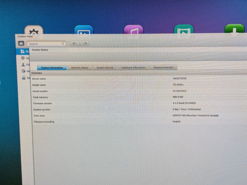 QNAP TS-459U-RP+ 4 Bay NAS with 3x 2TB HDDs installed  -