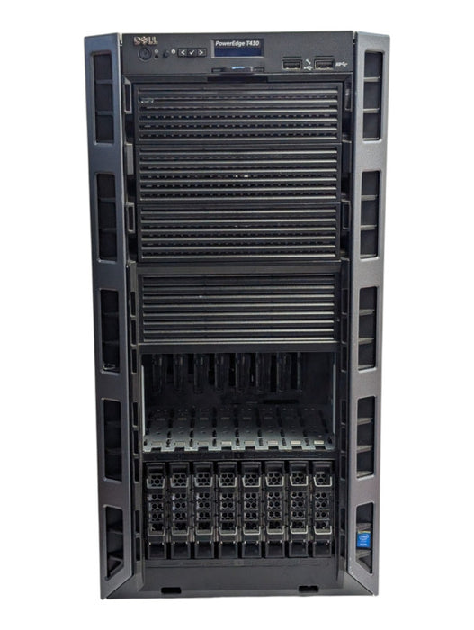DELL PowerEdge T430 Tower Server 2x Intel Xeon E5-2630 v3 64GB RAM H730 RAID  -