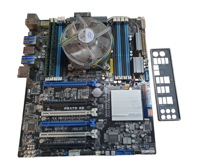 ASUS P9X79 WS LGA2011 | i7-3820 @ 3.6GHz | 16GB DDR3 | w/ I/O Shield