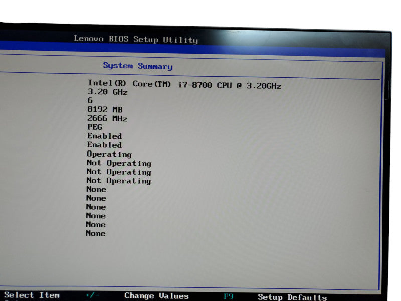 Lenovo ThinkCentre M720s SFF | intel i7-8700 @ 3.2Ghz | 8GB DDR4