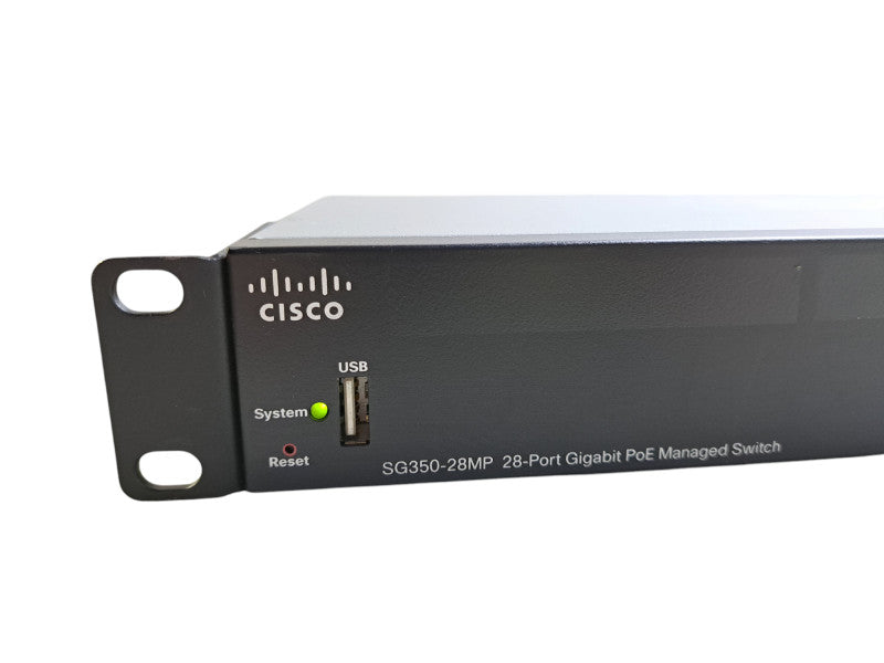 Cisco SG350-28MP-K9 V04 | 28-Port Gigabit PoE Managed Switch | 4x SFP Q