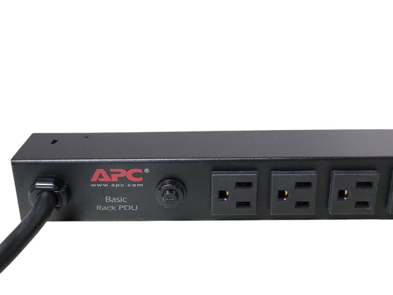 APC AP9551 Basic Power Rack PDU Strip 120 Vac 16 Amp 50/60Hz Q_