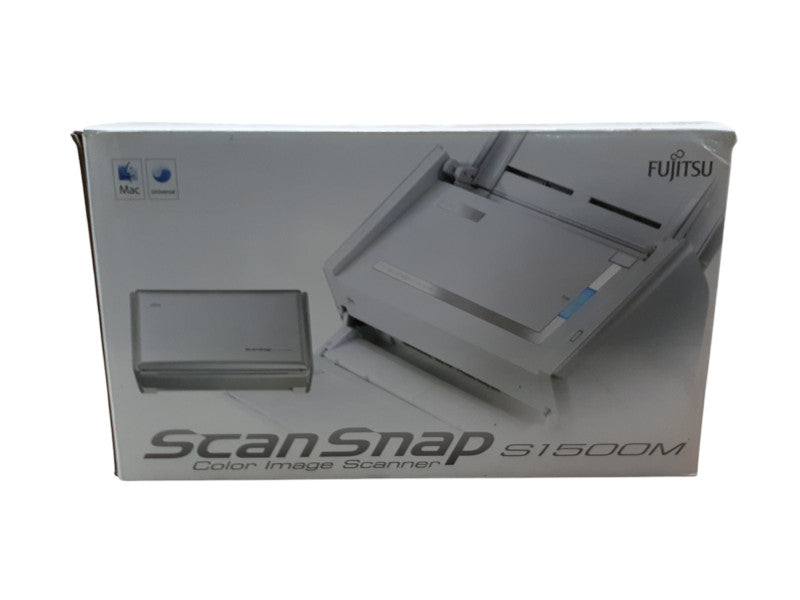 Fujitsu ScanSnap S1500M Color Doc/Img Scanner w/ Power Supply and accessories