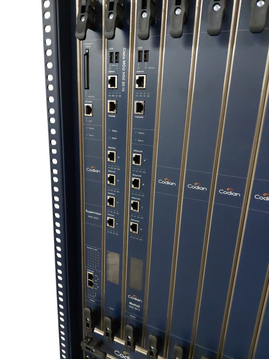 Codian TelePresence MSE 8000 10-SL0T Chassis -MSE 8050 & 2-MSE 8510 Modules =